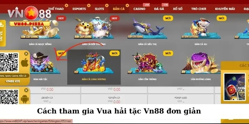 Cách cá cược bắn cá và trở thành hải tặc hàng đầu tại v n88