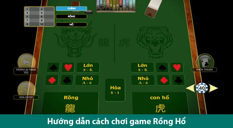 Hướng dẫn chơi và bí quyết chinh phục trò chơi Bài Rồng Hổ ảo