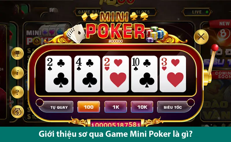 Khám phá cách chơi và các kinh nghiệm chơi game Mini Poker hiệu quả
