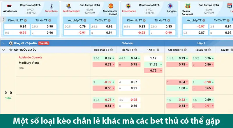 Khám phá các loại kèo chẵn lẻ bóng đá và kinh nghiệm chơi hiệu quả từ cao thủ