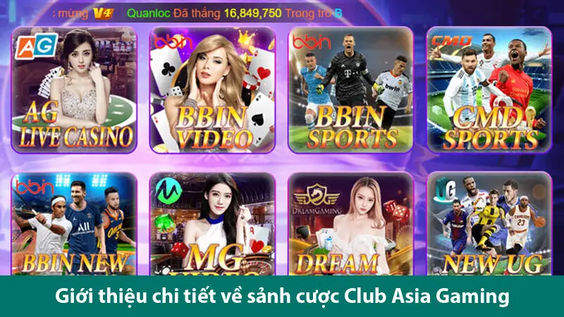 Club Asia Gaming: Địa chỉ cá cược trực tuyến đẳng cấp và uy tín